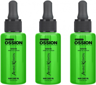 3x Ossion Amino Keratin Haaröl 100 ml